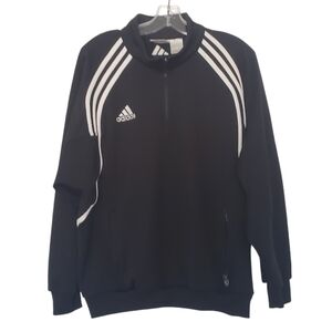 Adidas Sweatshirt Zip Up Track Top Quarter Zip Vintage 90s Size M